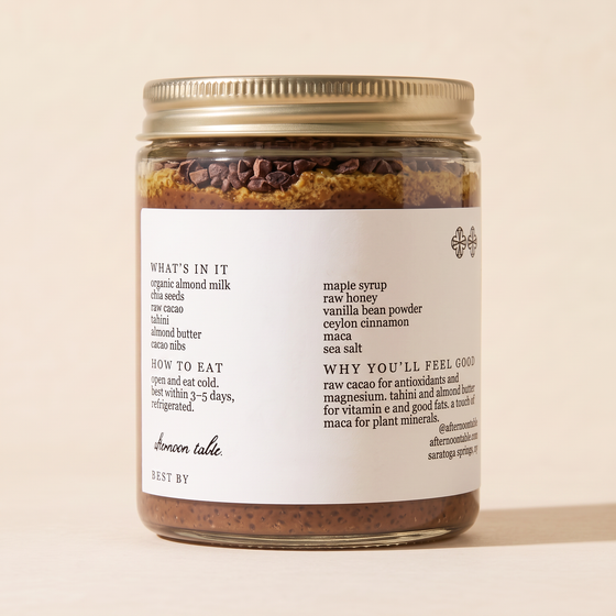 cacao chia pudding